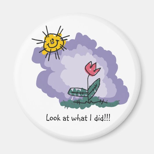 Kijk naar wat ik Magnet deed (Voorkant)