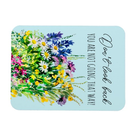 Kijk niet achtermagneet magneet (Horizontaal)