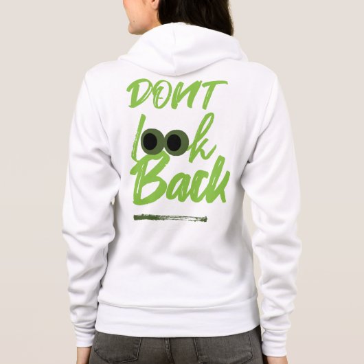 KIJK NIET ACHTEROM HOODIE (Achterkant)