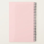 Kijk Niet Achterom Perzik Roze Ontwerp Planner (Achterkant)