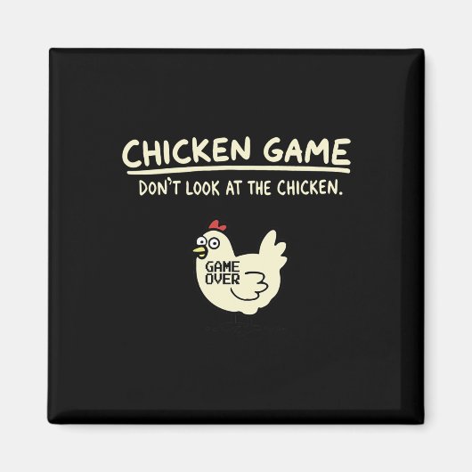Kijk Niet Kippen Spel Magneet (Voorkant)