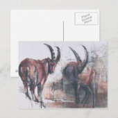 Kijk niet naar beneden briefkaart (Voorkant / Achterkant)