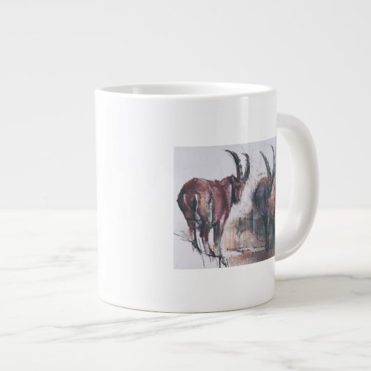 Kijk niet naar beneden grote koffiekop (Voorkant rechts)