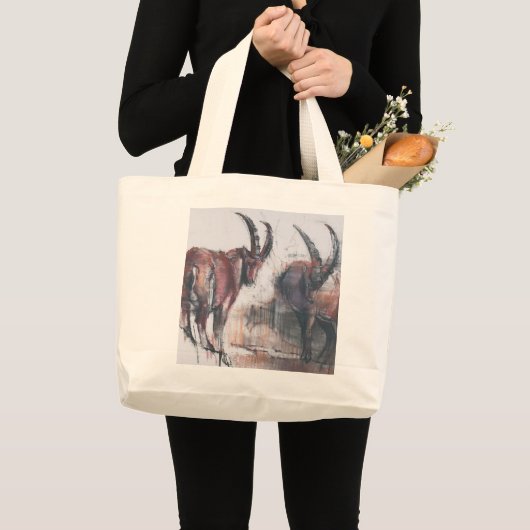 Kijk niet naar beneden grote tote bag (Voorkant (product))