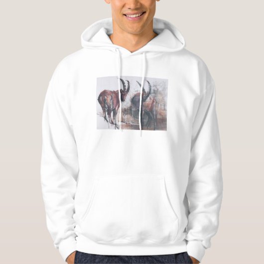 Kijk niet naar beneden hoodie (Voorkant)