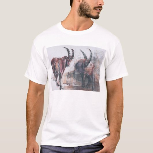 Kijk niet naar beneden t-shirt (Voorkant)