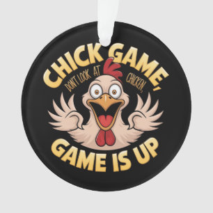 Kijk niet naar de Chicken The Funny Game Ornament