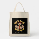 Kijk niet naar de Chicken The Funny Game Tote Bag (Achterkant)