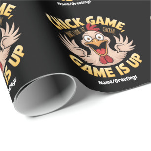 Kijk Niet naar de Kip De Grappige Game  Cadeaupapier