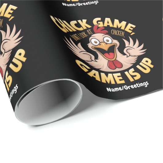 Kijk Niet naar de Kip De Grappige Game  Cadeaupapier (Rol Hoek)