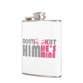 Kijk niet naar hem, hij is van mij heupfles (Links)