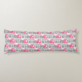 Kijk niet naar hem, hij is van mij lichaamskussen (Achterkant)