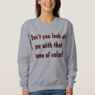 Kijk niet naar mij Comical Sweatshirt