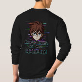 Kijk niet naar mij, STOMMERD  T-shirt (Achterkant)