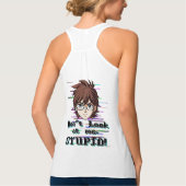Kijk niet naar mij, STOMMERD  Tanktop (Achterkant)
