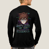 Kijk niet naar mij, STOMMERD  Tri-Blend Shirt (Achterkant volledig)
