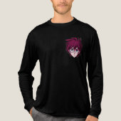 Kijk niet naar mij, STOMMERD  Tri-Blend Shirt (Voorkant volledig)