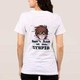 Kijk niet naar mij, STOMMERD  Tri-Blend Shirt
