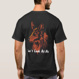 Kijk niet naar mij | Wolf Vibes T-shirt