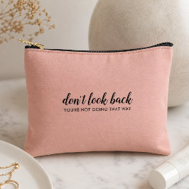 Kijk niet om | Modern Opwekkend Perzikroze Etui