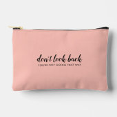 Kijk niet om | Modern Opwekkend Perzikroze Etui (Voorkant)