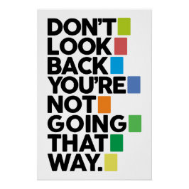 Kijk niet om perfect poster