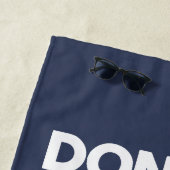 Kijk niet om strandlaken (In situ)