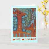 Kijk niet op! Wenskaart Kaart (Gele Bloem)