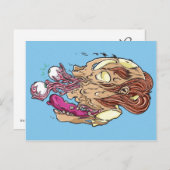 Kijk niet terug! briefkaart (Voorkant / Achterkant)