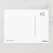 Kijk niet terug! briefkaart (Achterkant)