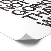 Kijk niet terug dat je niet zo gaat. poster (Hoek)