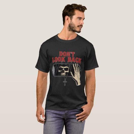 Kijk niet terug Grim Reaper Shirt – Scary Hallowee (Voorkant volledig)
