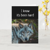 Kijk niet terug Inspirerend Motivatie Citaat Kaart (Gele Bloem)