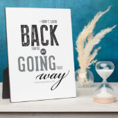 Kijk niet terug, je gaat niet zo. fotoplaat (Zijkant)