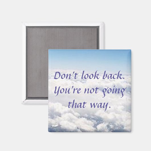 Kijk niet terug magneet (Voorkant / Achterkant)