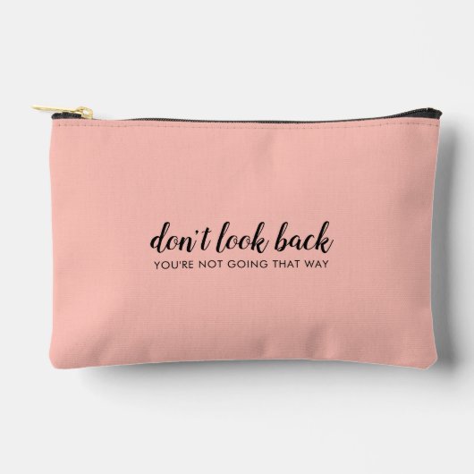 Kijk niet terug | Modern Uplifting Peachy Pink Etui (Voorkant)