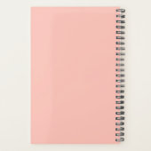 Kijk niet terug | Modern Uplifting Peachy Pink Planner (Achterkant)
