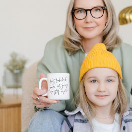 Kijk niet terug naar Moderne Motivatie toepassinge Koffiemok