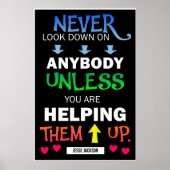 Kijk nooit naar andere Posters (Voorkant)