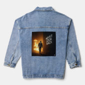 Kijk nooit terug: de onverzettelijke voorwaartse m denim jacket (Achterkant)