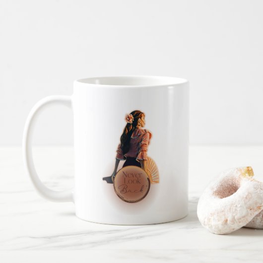 Kijk nooit wit terug koffiemok (Met donut)