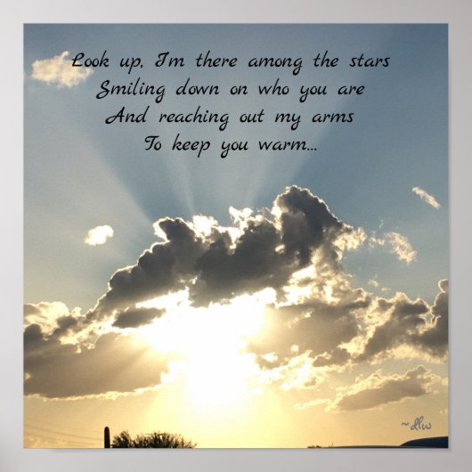 Kijk omhoog - een Tribut voor een Geliefde Poster (Voorkant)