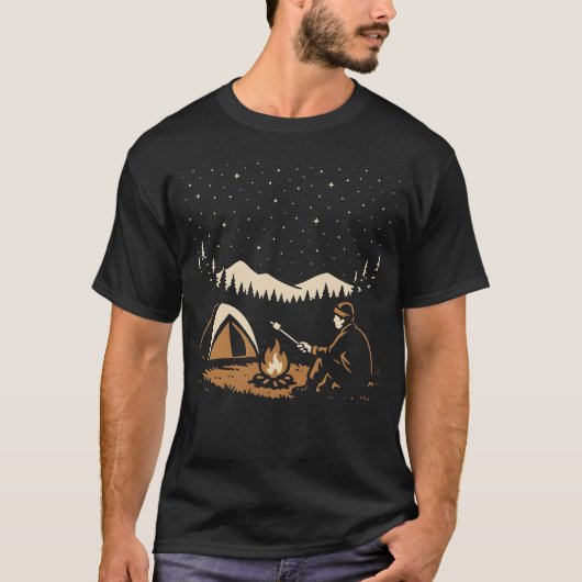 Kijk omhoog naar het Night Sky T-shirt (Voorkant)