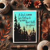 Kijk omhoog naar Vader's Day Trees Inspirivity Kaa Kaart