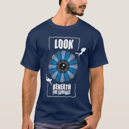 Kijk onder de oppervlakte - Duiken Quote T-shirt