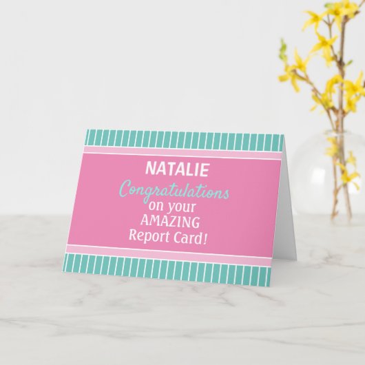 Kijk! Ongelofelijke rapportkaartjes! Kaart (Gele Bloem)