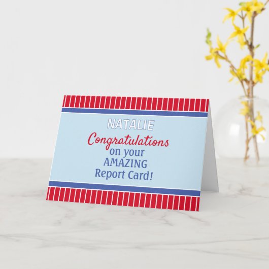 Kijk! Ongelofelijke rapportkaartjes! Kaart (Gele Bloem)