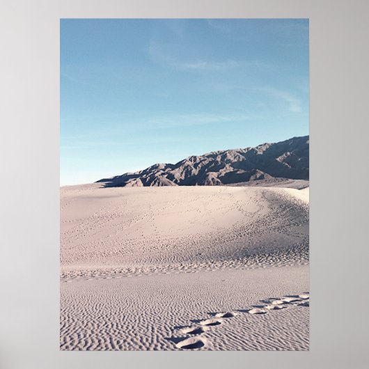 kijk op de dood Valley Sand Dunes Poster (Voorkant)