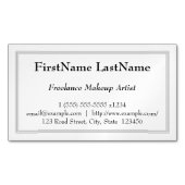  kijk op Freelance Makeup Artiest Magnetisch Visitekaartje (Voorkant)