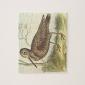  kijk op het staande vogel legpuzzel (Verticaal)